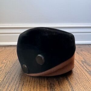 Elegant Black and Brown Women's Hat